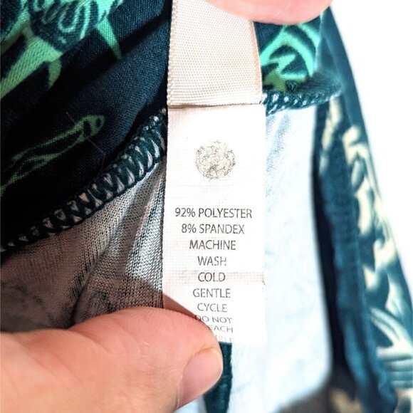 LuLaRoe Tall & Curvy High Rise NYC Statue of Liberty Leggings Womens Medium Tall - Picture 6 of 6